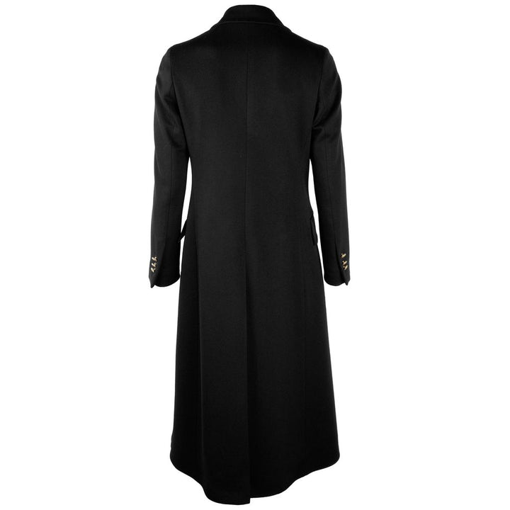 Black Wool Vergine Jackets & Coat