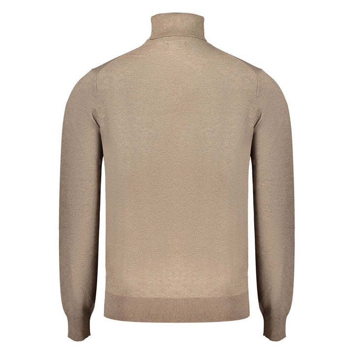 Brown Polyester Sweater