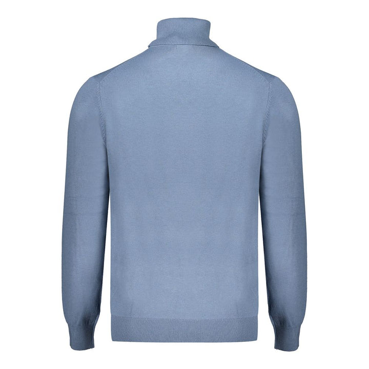 Light Blue Polyester Sweater