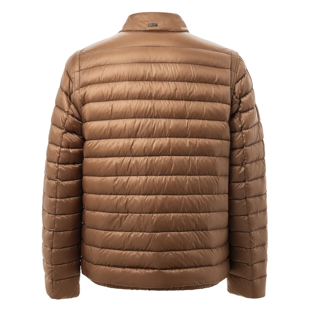 Brown Polyamide Jacket