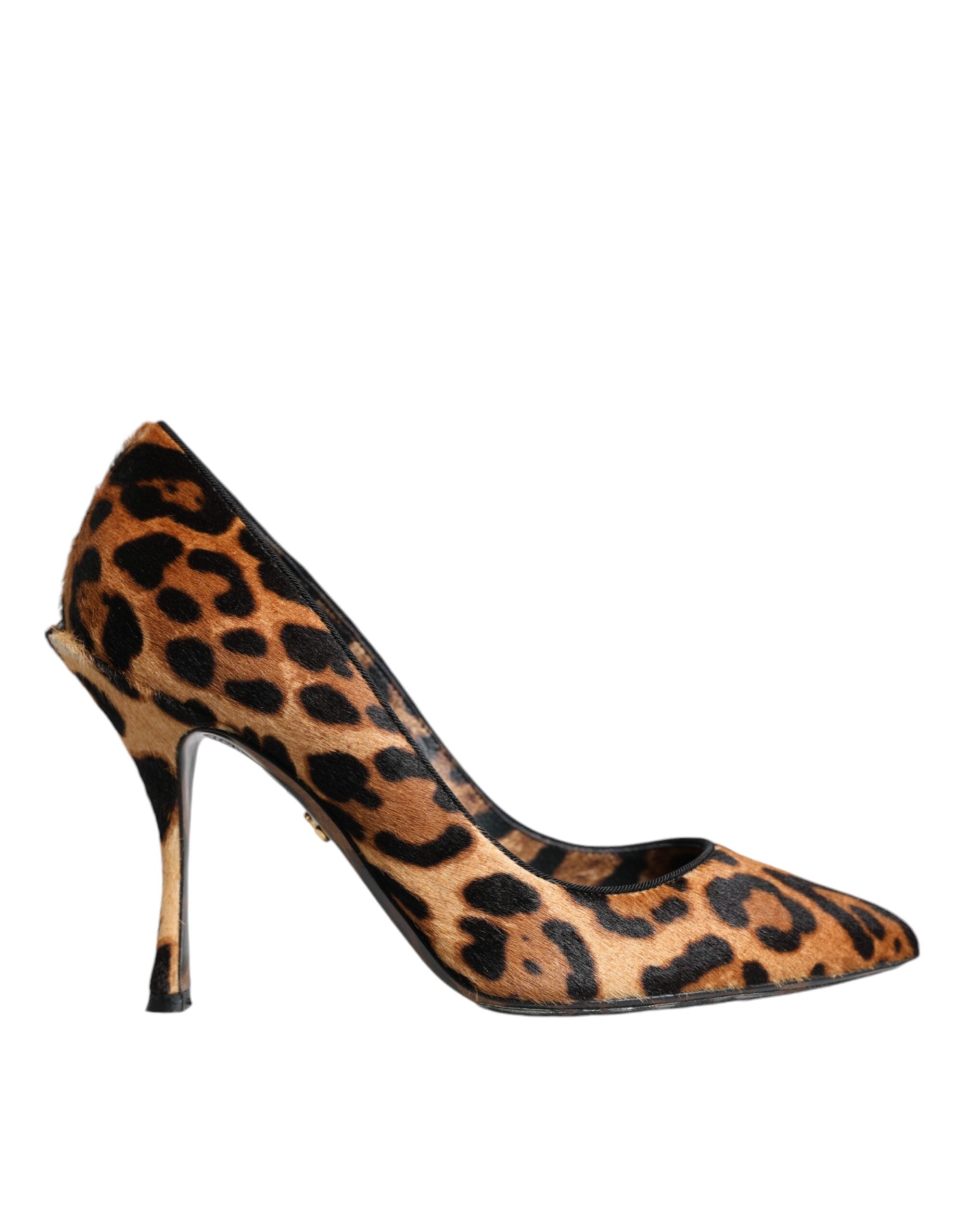 Calf hair pumps fashion