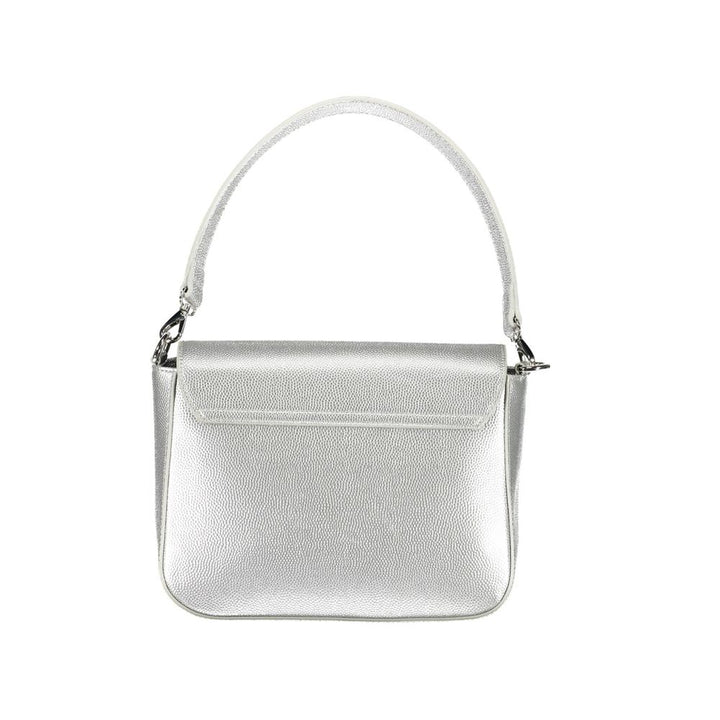 Silver Polyethylene Handbag