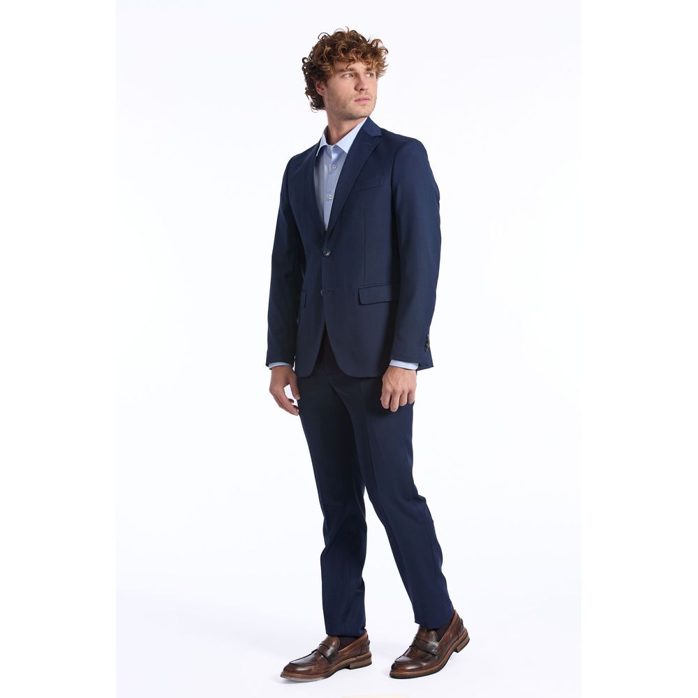 Blue Wool Suit