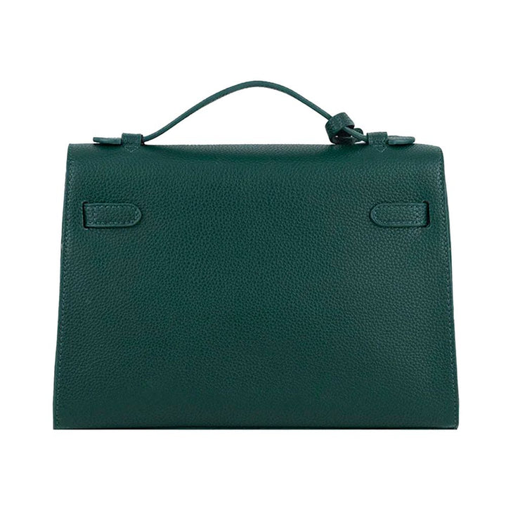 Green Artificial Leather Crossbody Bag