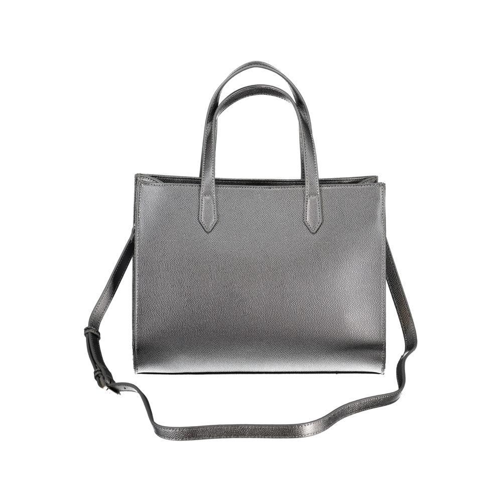 Gray Polyethylene Handbag