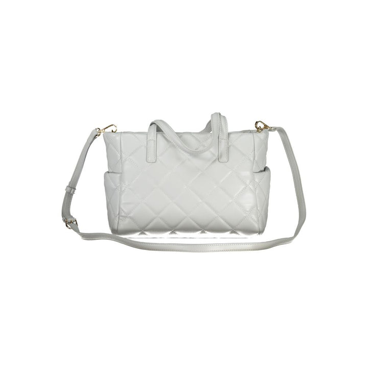 Gray Polyethylene Handbag