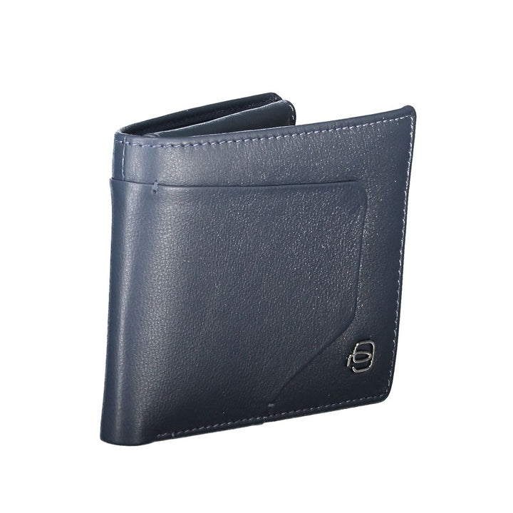 Blue Leather Wallet