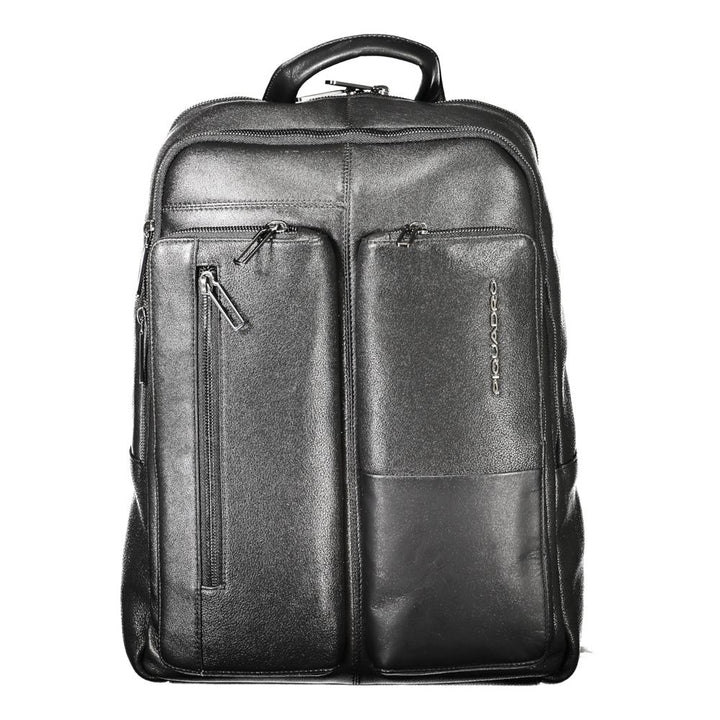 Black Leather Backpack