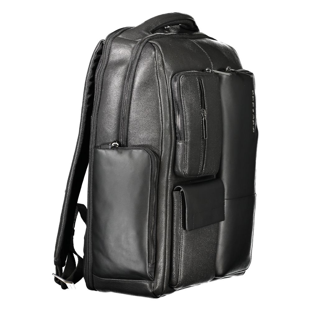 Black Leather Backpack