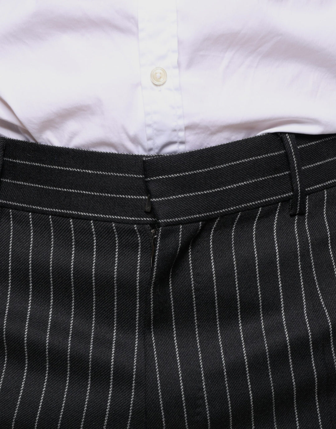 Black Stripes Skinny Men Dress Pants