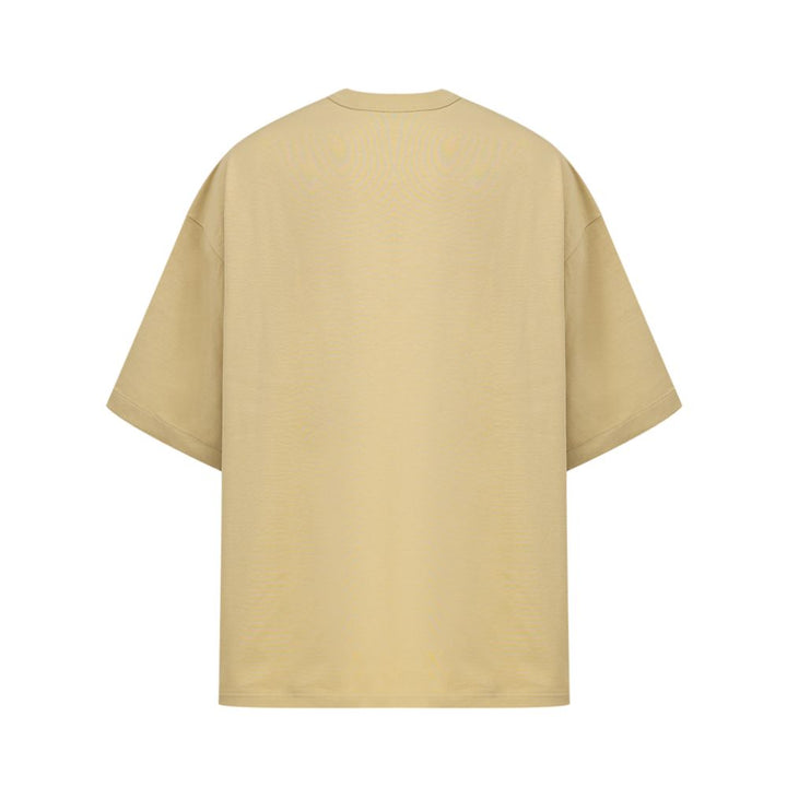 Beige Cotton T-Shirt