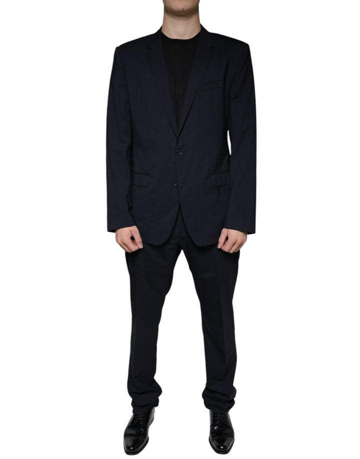 Dark Blue Formal Tuxedo 2 Piece Suit