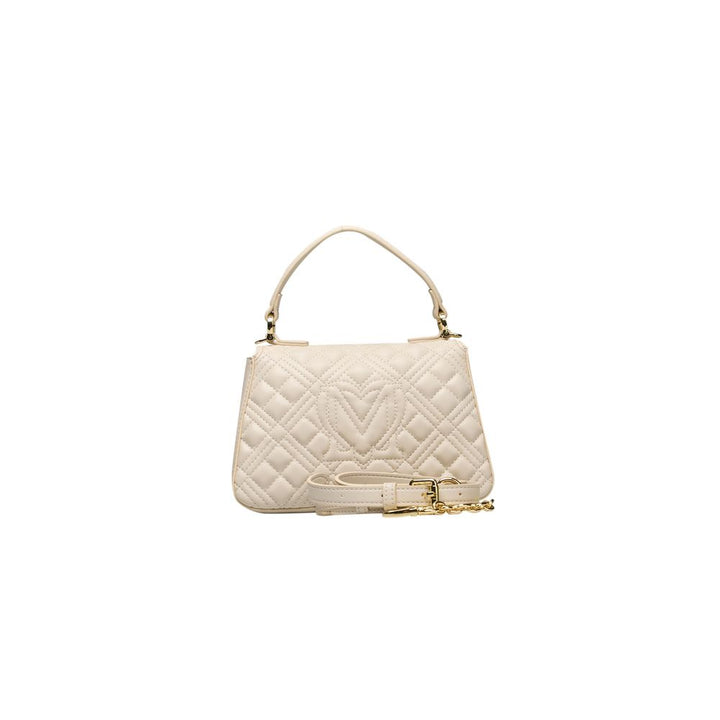 Beige Polyethylene Handbag