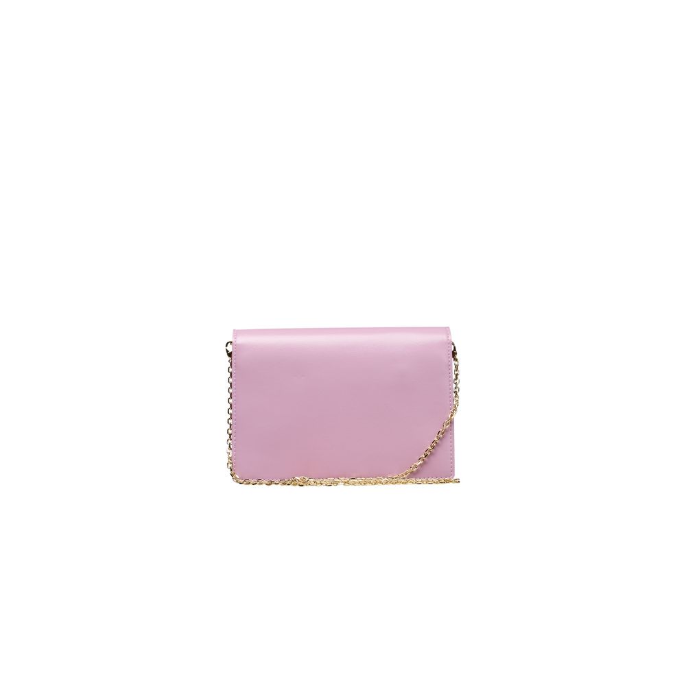 Purple Polyethylene Crossbody Bag