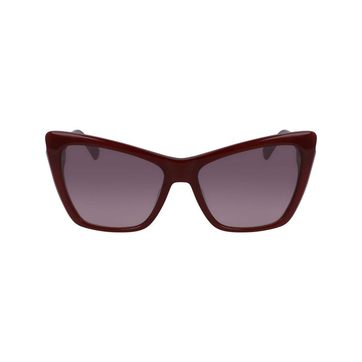 Red Acetate Sunglasses