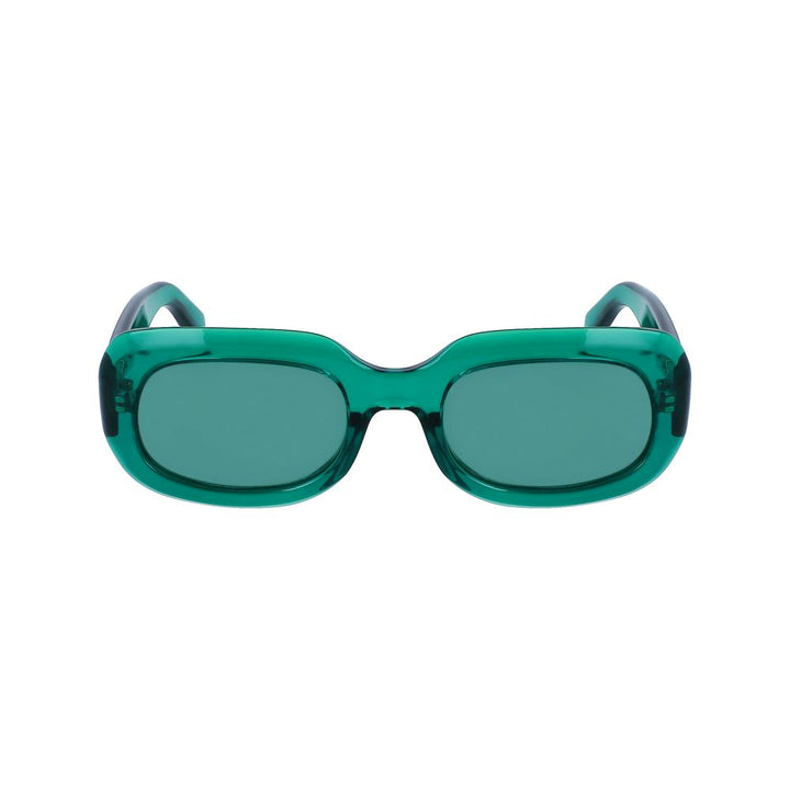 Green Injected Sunglasses