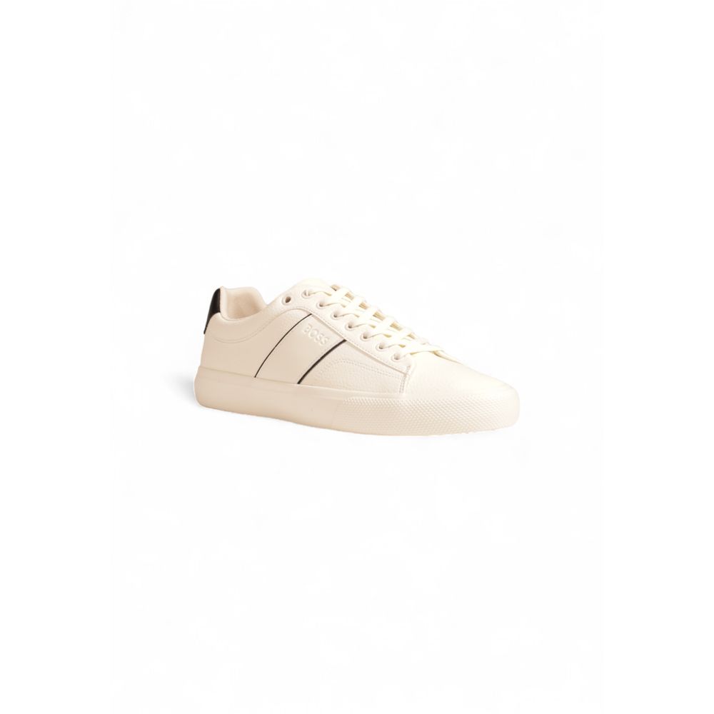 Cream Leather Sneaker