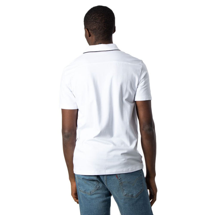 White Cotton Polo Shirt