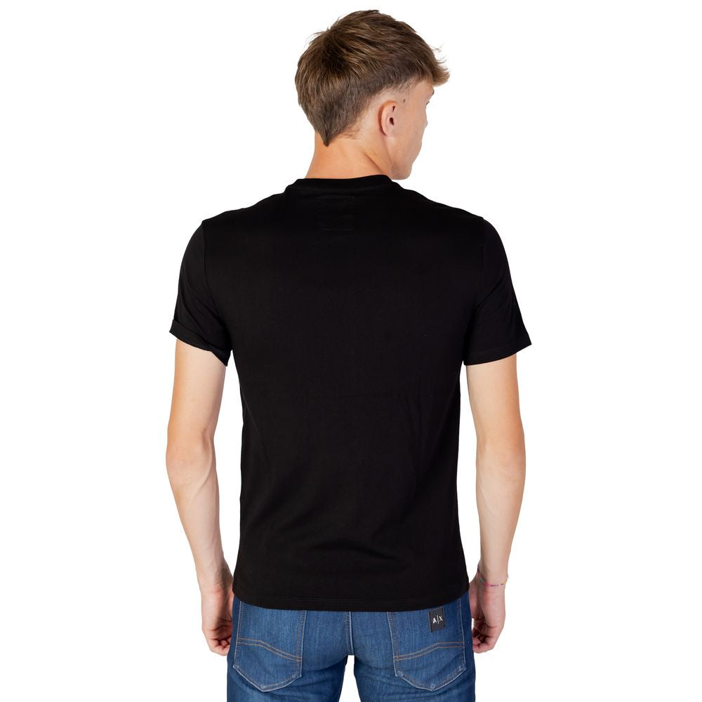 Black Cotton T-Shirt