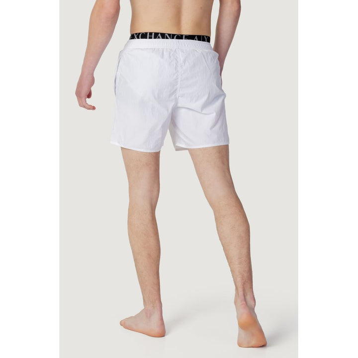 White Polyester Swimwear