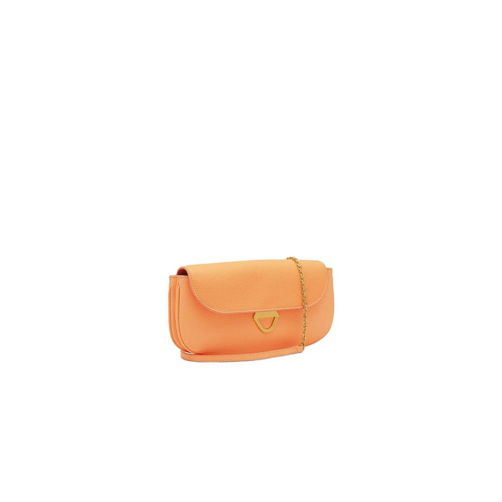 Orange Leather Handbag