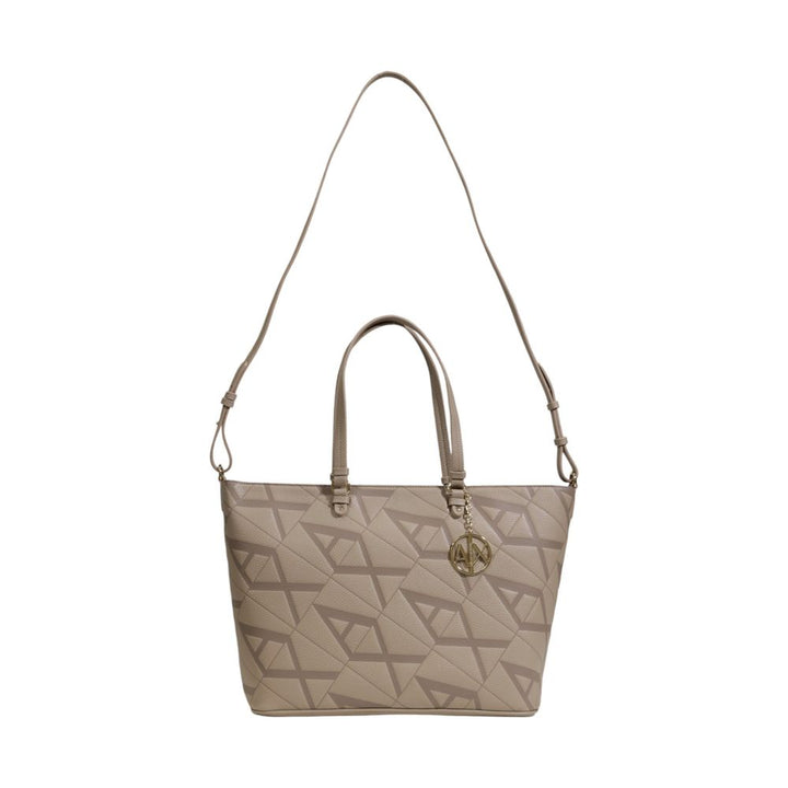 Beige Polyethylene Handbag