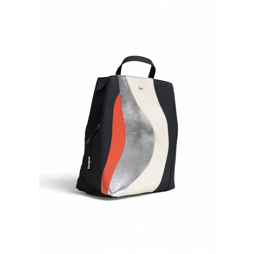 Silver Polyethylene Backpack