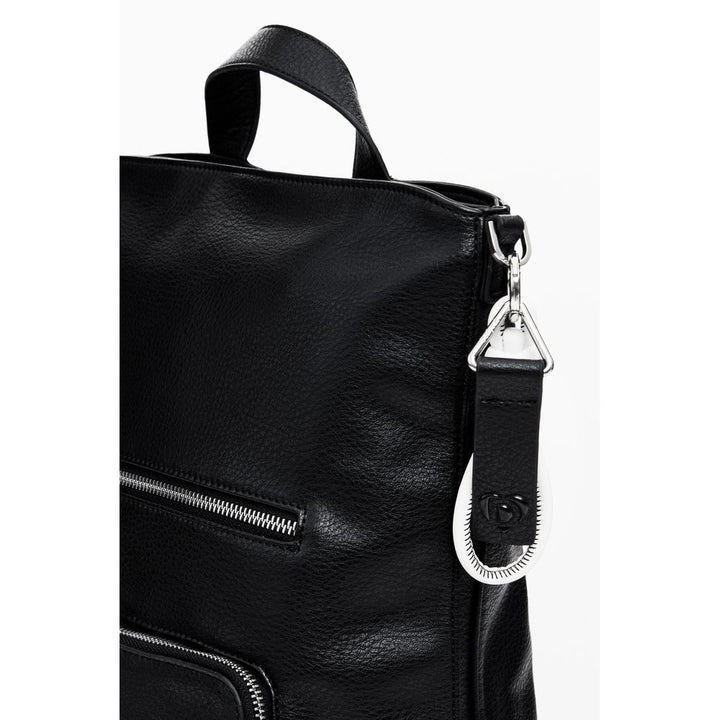 Black Polyethylene Backpack