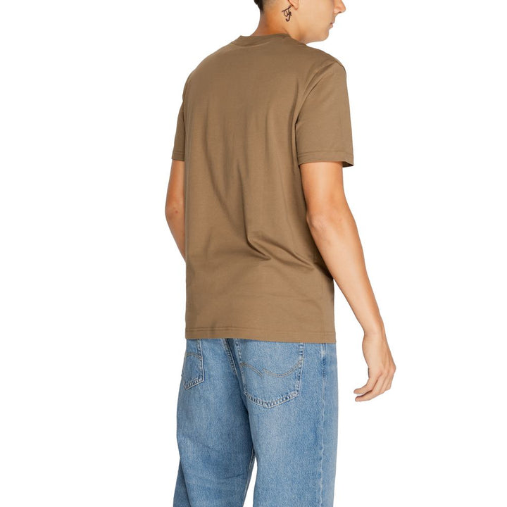 Brown Cotton T-Shirt