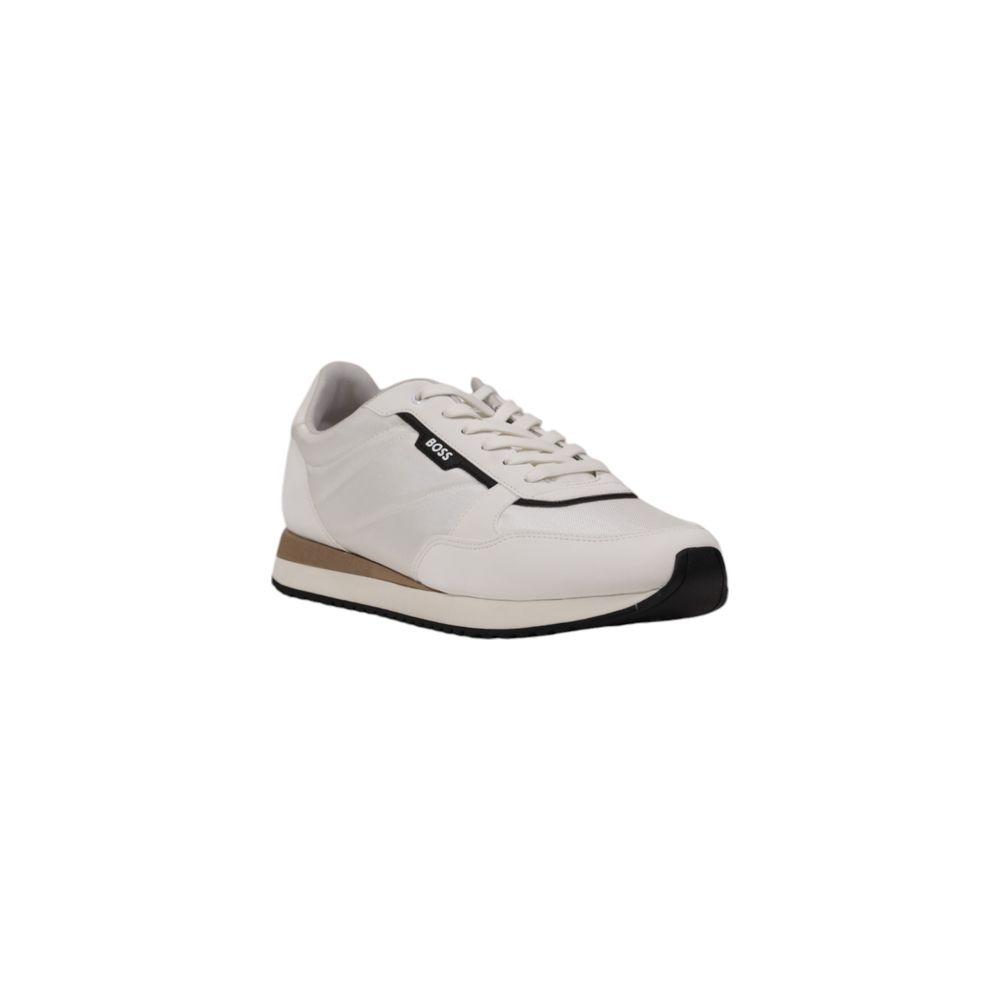 White Polyester Sneaker