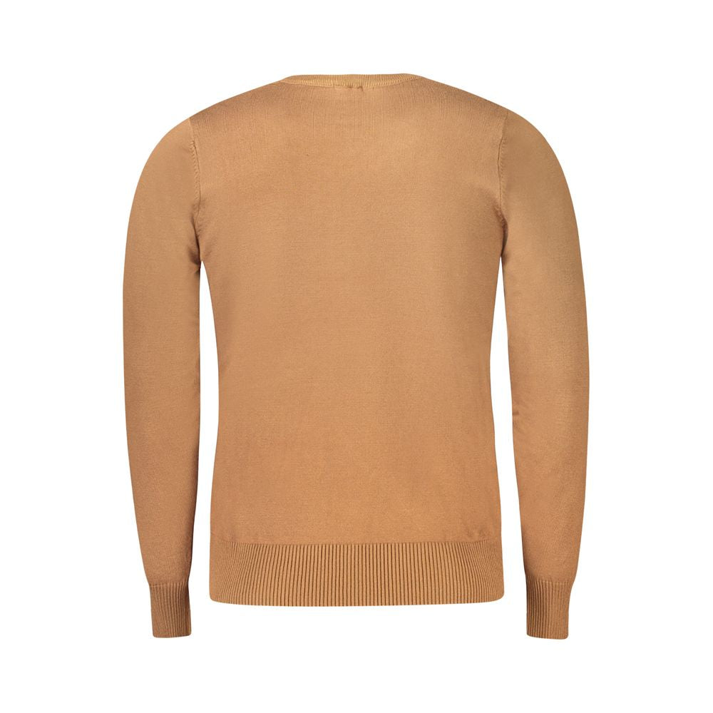 Brown Nylon Sweater