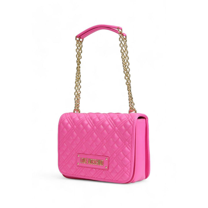 Pink Polyethylene Handbag