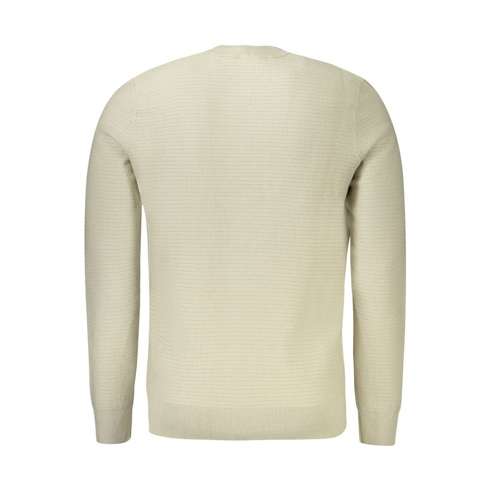 Beige Cotton Sweater