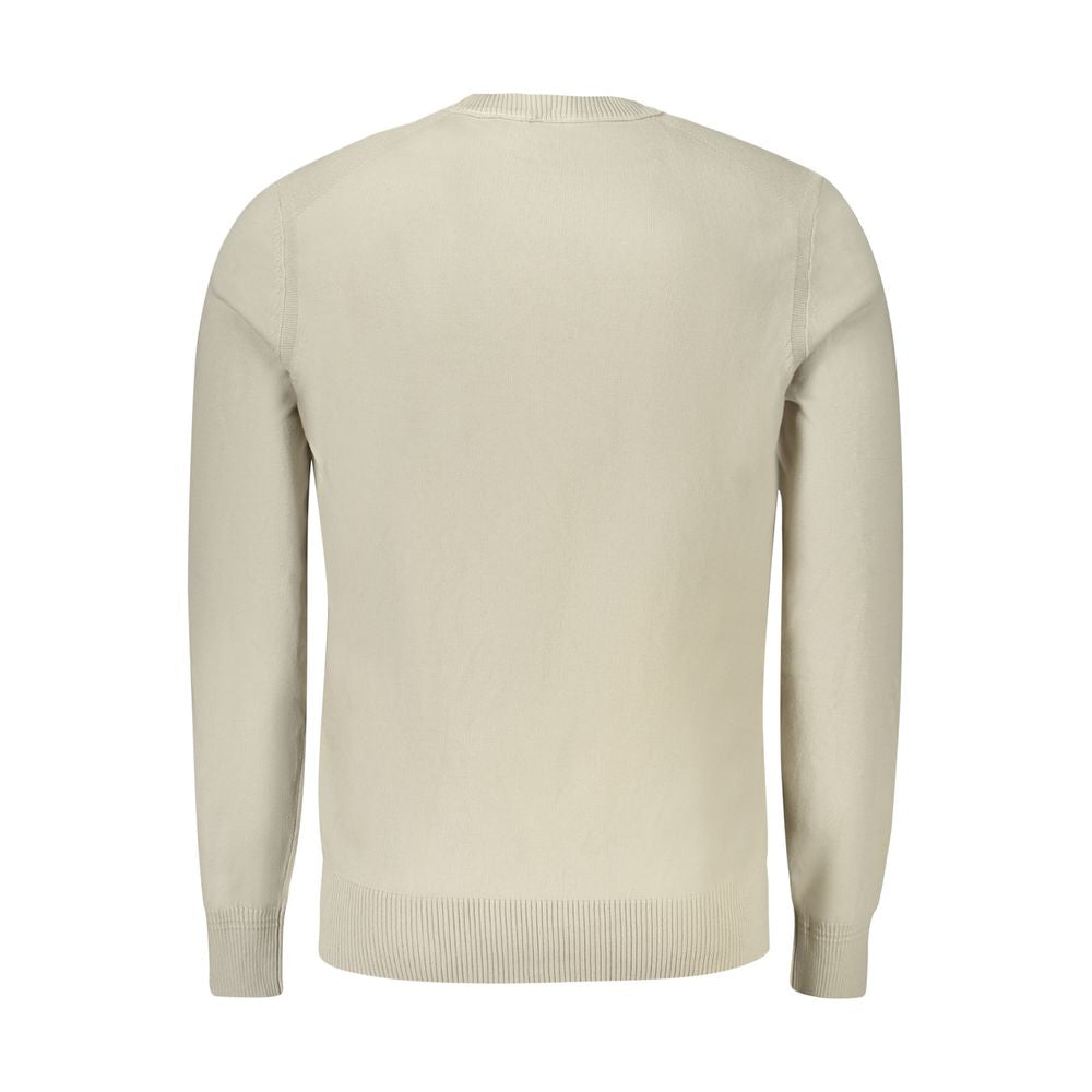 Beige Cotton Sweater