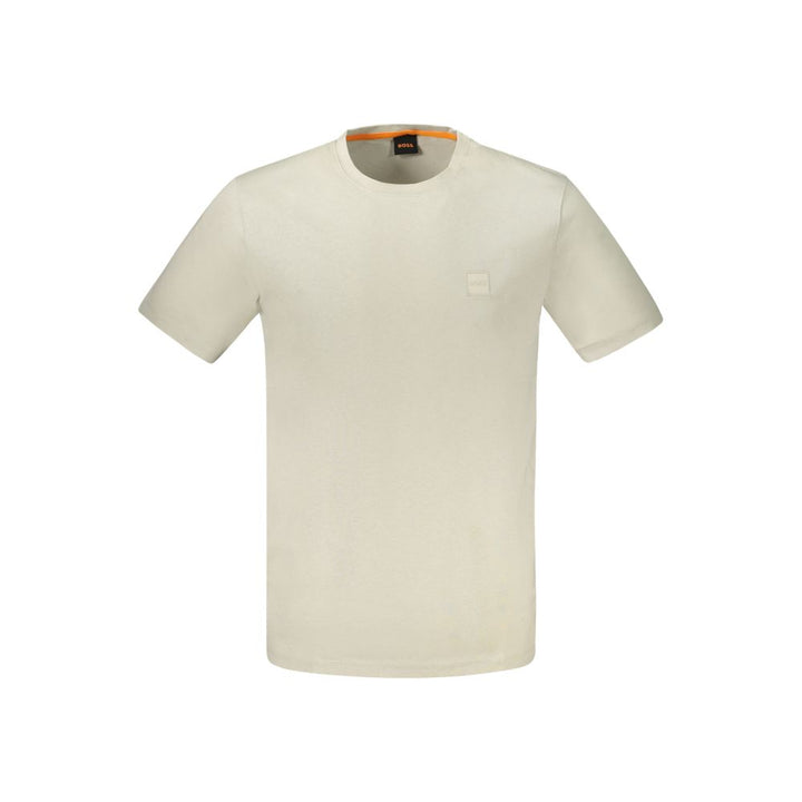 Beige Cotton T-Shirt