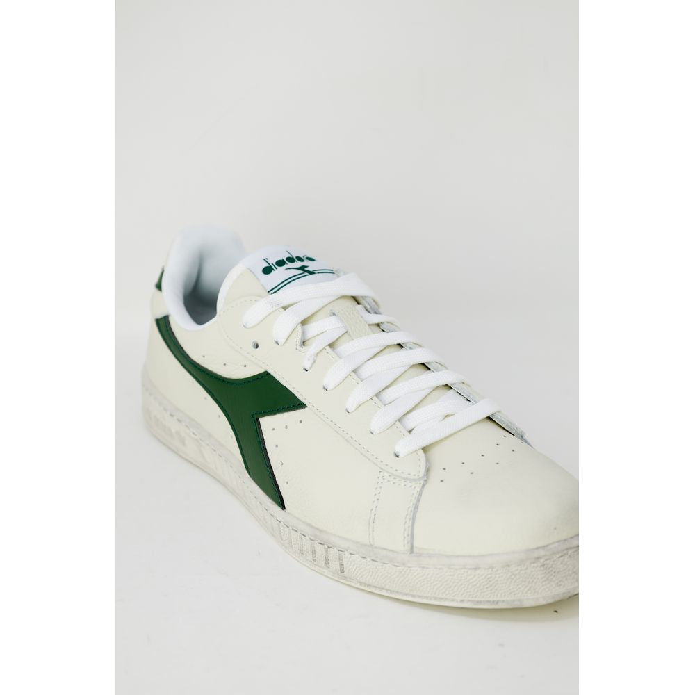 Green Synthetic Leather Sneaker