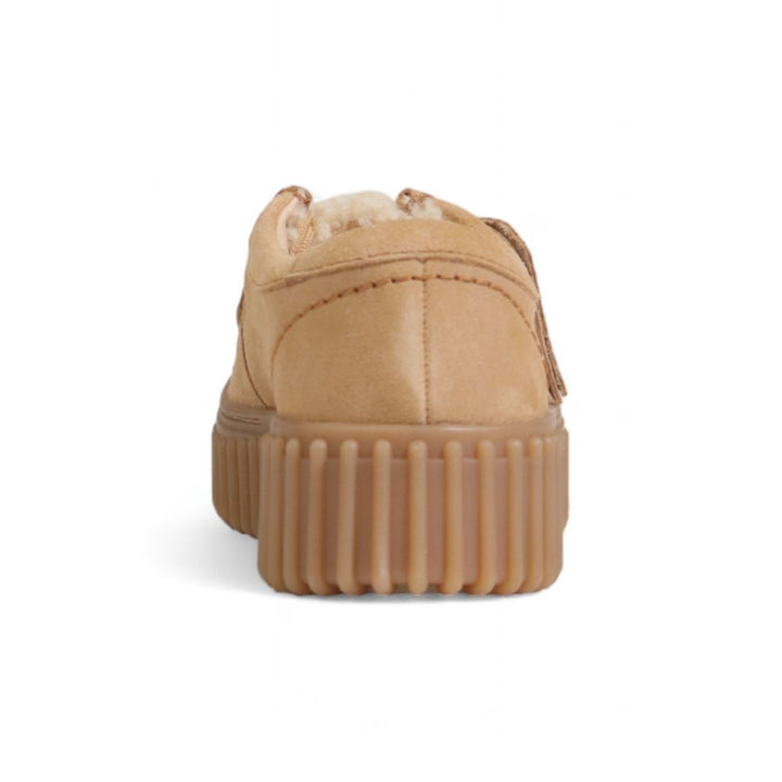 Beige Rubber Flat Shoe