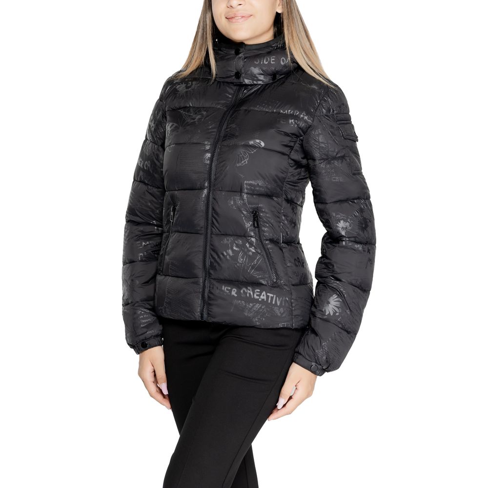 Black Polyamide Jackets & Coat