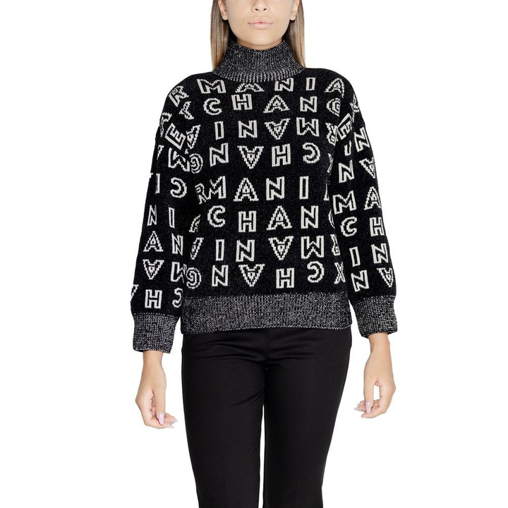 Black Polyester Sweater