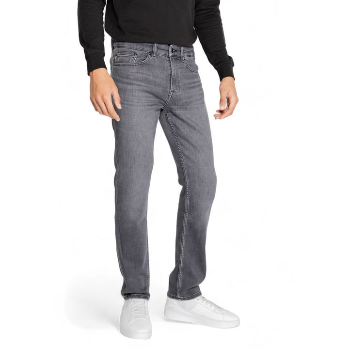 Black Cotton Jeans & Pant