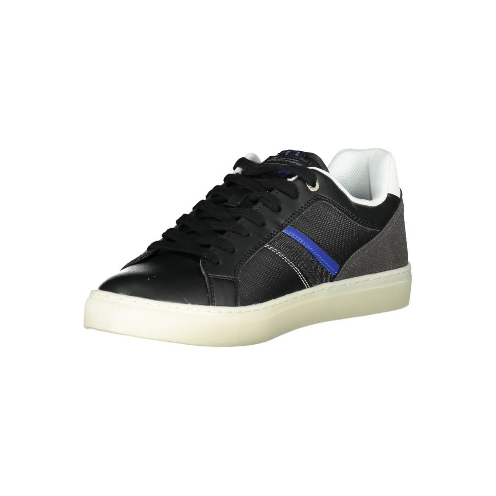 Black Polyester Sneaker