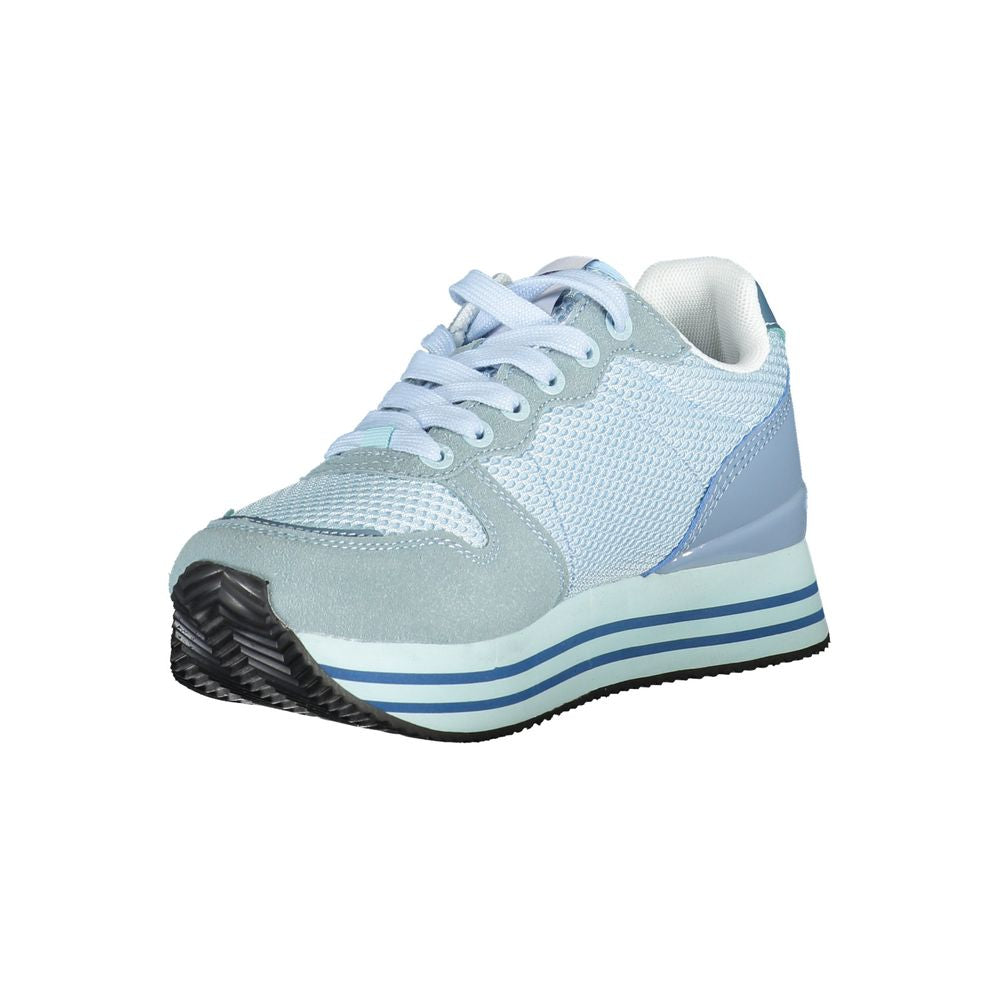 Light Blue Polyester Sneaker