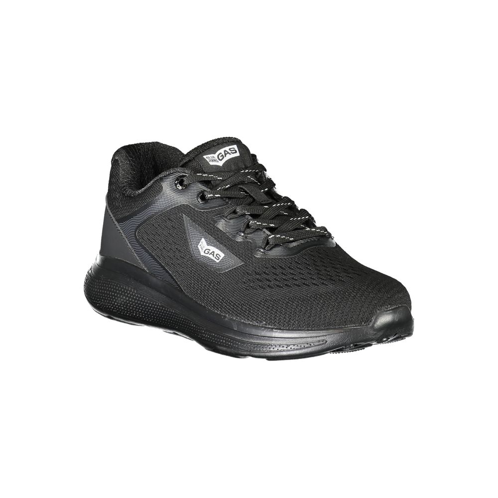 Black Polyester Sneaker