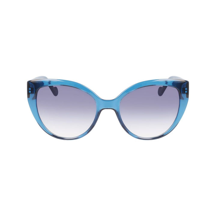 Blue Injected Sunglasses