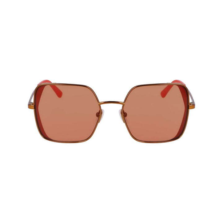 Orange Metal Sunglasses