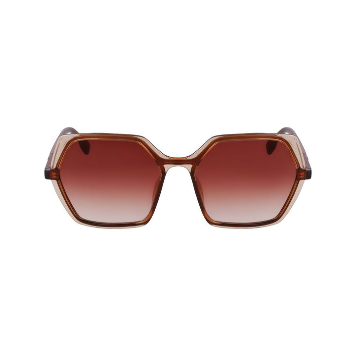 Brown Injected Sunglasses