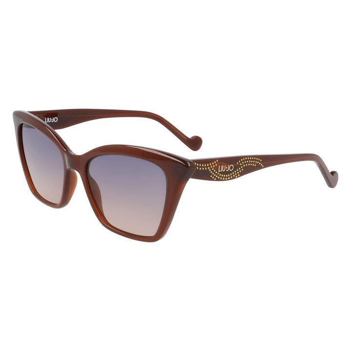 Brown Injected Sunglasses