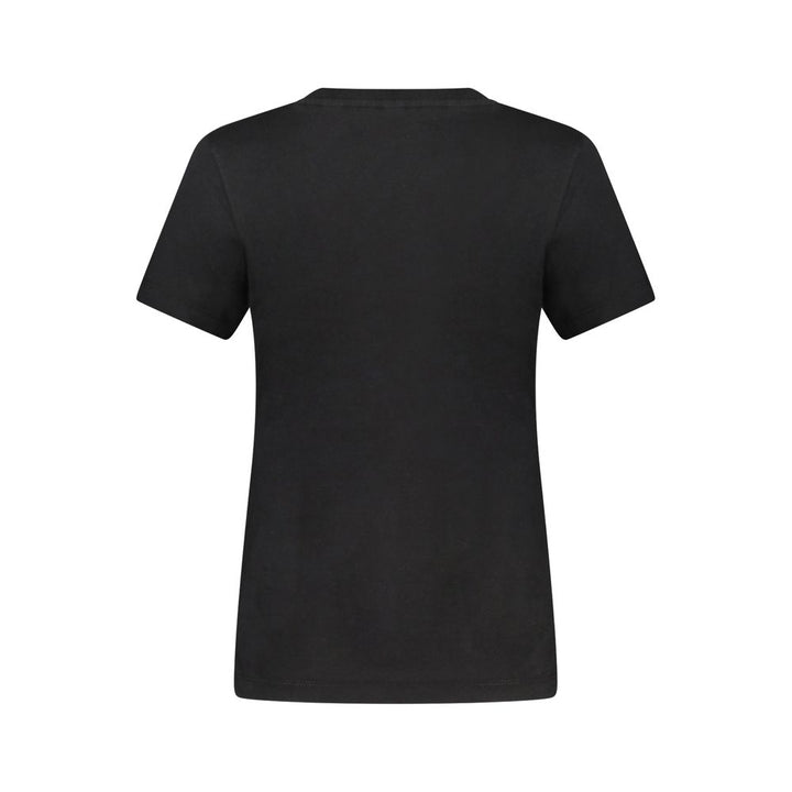 Black Cotton Tops & T-Shirt