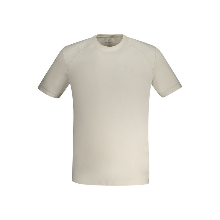 Beige Polyester T-Shirt