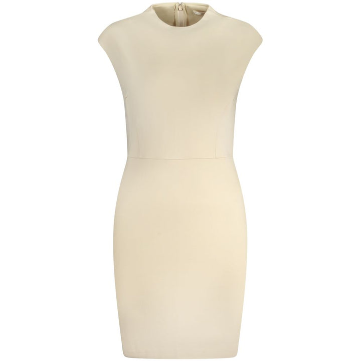 Beige Viscose Dress